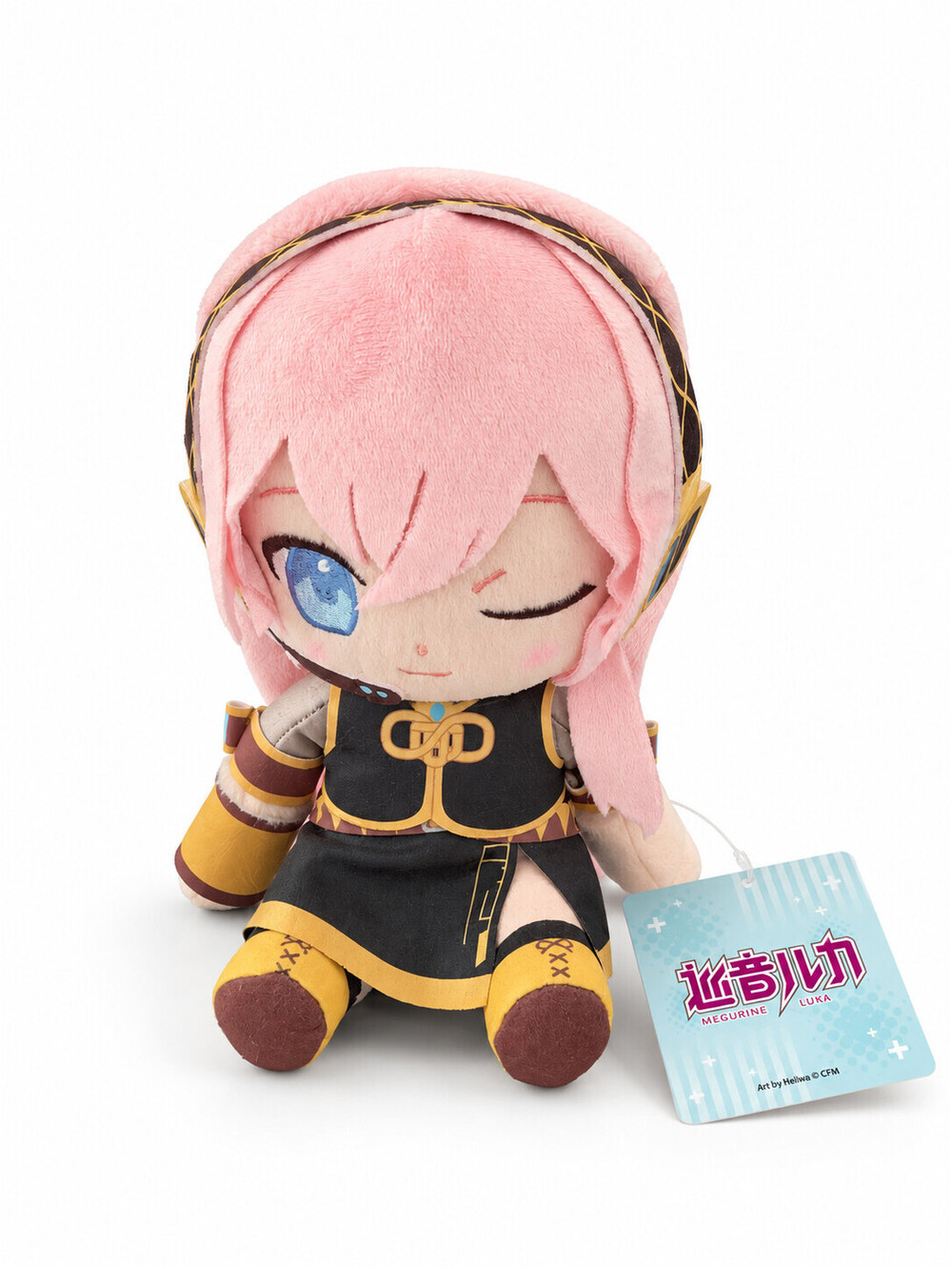 Megurine Luka Hatsune Miku x Round1 Exclusive Vocaloid 6.3" Plush NWT Claw